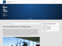 klingi.net Webseite Vorschau