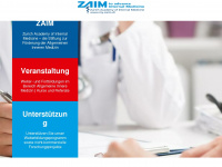my-zaim.ch Webseite Vorschau