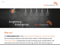 mind-venture.com Webseite Vorschau