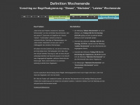 definition-wochenende.de Webseite Vorschau