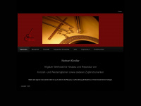 kindler-gitarrenbau.de Webseite Vorschau
