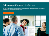 livecareer.fr Webseite Vorschau
