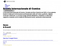 scuolacomics.com Webseite Vorschau