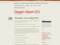 gegen-spam.eu Webseite Vorschau