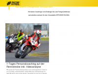 racingschool.at Webseite Vorschau