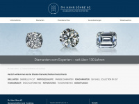 hahn-diamanten.de Webseite Vorschau