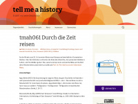 tellmeahistory.net Webseite Vorschau