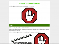 stopbaysanto.de Webseite Vorschau