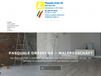 orsini-maler.ch Webseite Vorschau