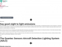 quantec-sensors.com Webseite Vorschau