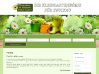kleingartenboerse-zwickau.de Webseite Vorschau