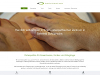 osteopathie-seeliger.de Webseite Vorschau