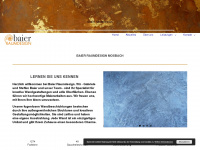 baier-raumdesign.de Webseite Vorschau