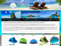 popup-strandmuschel.com Webseite Vorschau