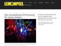 lemonpeel.ch Webseite Vorschau