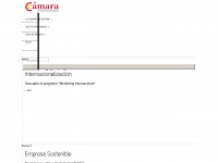 camara.es Webseite Vorschau