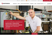 sintronics.es Webseite Vorschau
