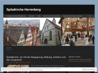 spitalkirche-herrenberg.de Webseite Vorschau