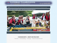 flossbau-teambuilding.de Webseite Vorschau