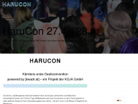 harucon.at Webseite Vorschau