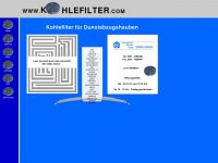 kohlefilter.com Webseite Vorschau