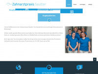 zahnarztpraxis-sautter.de Webseite Vorschau