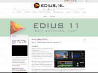edius.nl Webseite Vorschau
