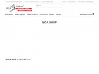 mca-shop.de Webseite Vorschau
