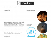 ringkunst.wordpress.com Webseite Vorschau