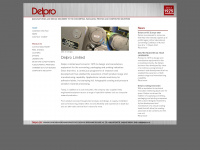 delpro.co.uk Webseite Vorschau