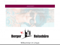 berger-reisebuero-frankfurt.de Webseite Vorschau