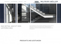 metallbau-wmueller.de Webseite Vorschau