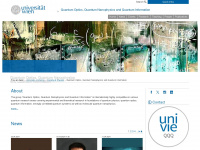 quantum.univie.ac.at Webseite Vorschau
