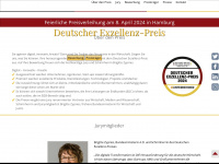 deutscherexzellenzpreis.de Webseite Vorschau