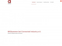 connected-industry.com Webseite Vorschau