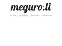 meguro.li Webseite Vorschau