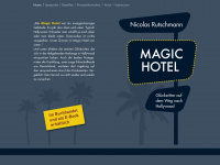 magic-hotel-buch.de Webseite Vorschau
