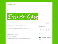 saxonia-open.de Webseite Vorschau
