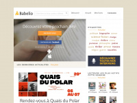 babelio.com Webseite Vorschau