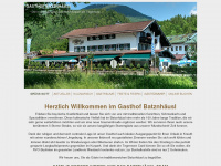 gasthof-batznhaeusl-kreuth.de Webseite Vorschau