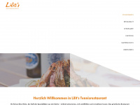 lilits-tennisrestaurant.de Webseite Vorschau