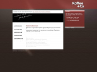 kaffee-co.de Webseite Vorschau