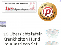 tierphysio-shop.de Webseite Vorschau