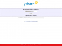yshare.de Webseite Vorschau