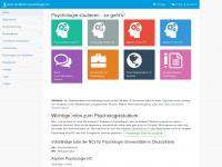 studieren-psychologie.de Webseite Vorschau