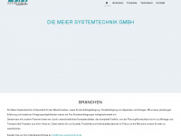 meier-systemtechnik.de Webseite Vorschau