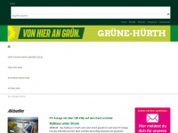 gruene-huerth.de Webseite Vorschau