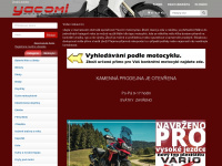 yacomi.cz Webseite Vorschau