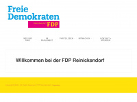 fdp-reinickendorf.de Webseite Vorschau