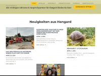 hangard.de Webseite Vorschau